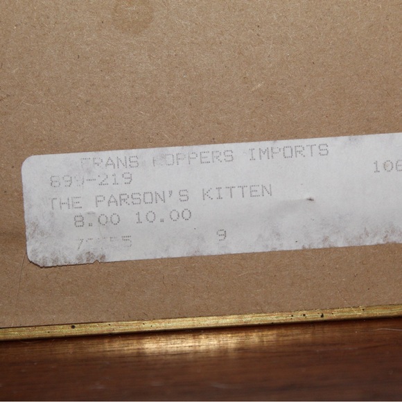 The Parson’s kitten- Henritte Ronner - Picture 4 of 4